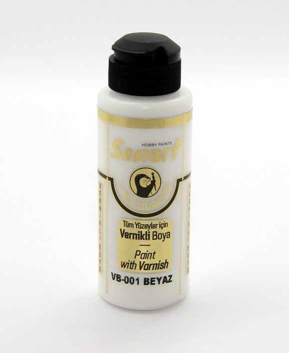 SENART VERNİKLİ BOYA VB-001 BEYAZ 120 ML