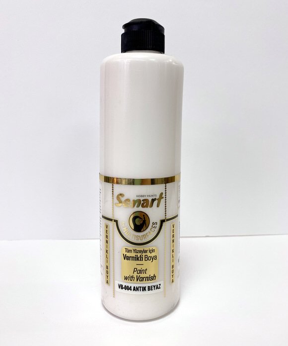 SENART VERNİKLİ BOYA VB-004 ANTİK BEYAZ 500 ML