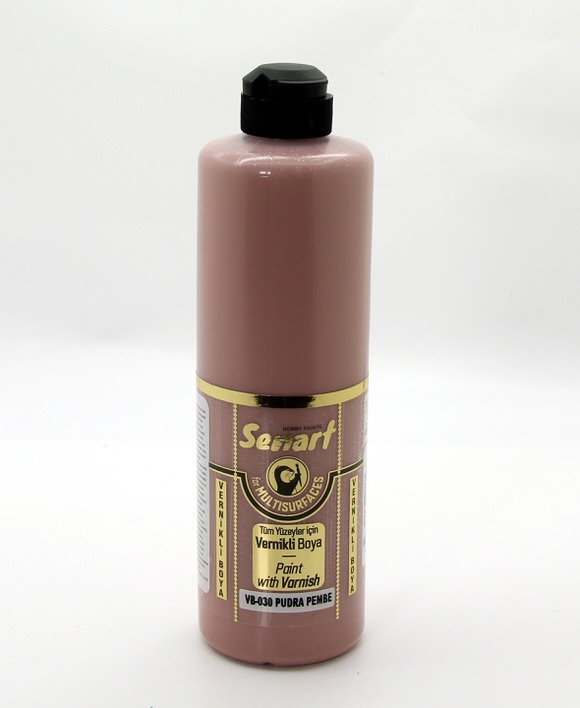 SENART VERNİKLİ BOYA VB-030 PUDRA PEMBE 500 ML