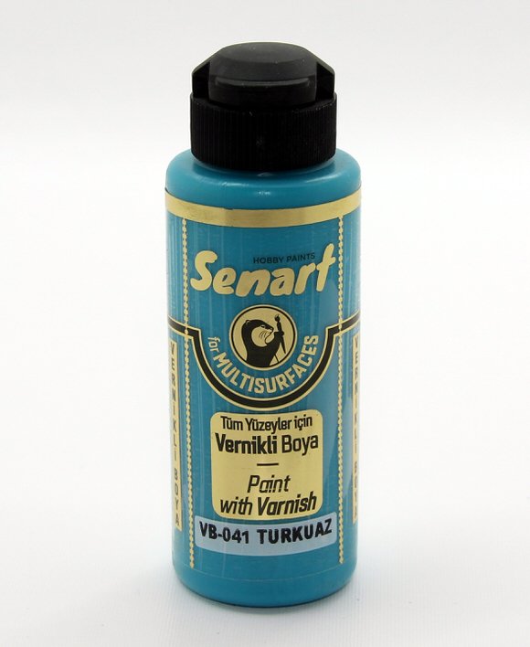 SENART VERNİKLİ BOYA VB-041 TURKUAZ 120 ML
