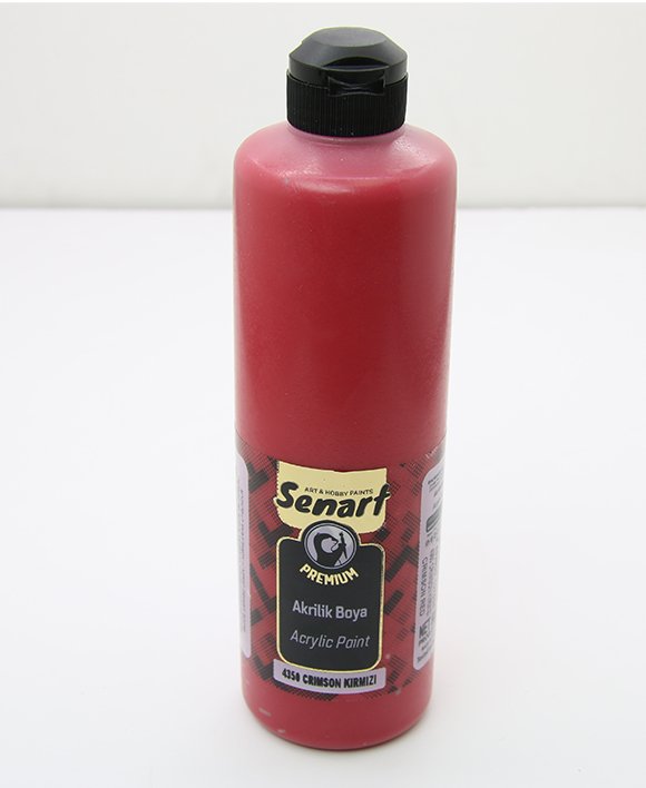SENART PREMİUM AKRİLİK  CRİMSON KIRMIZI 500 ML