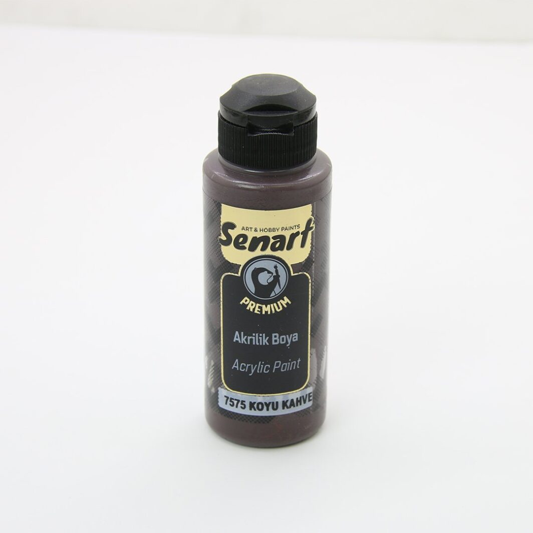SENART PREMİUM AKRİLİK  7575-KOYU KAHVE 120ML