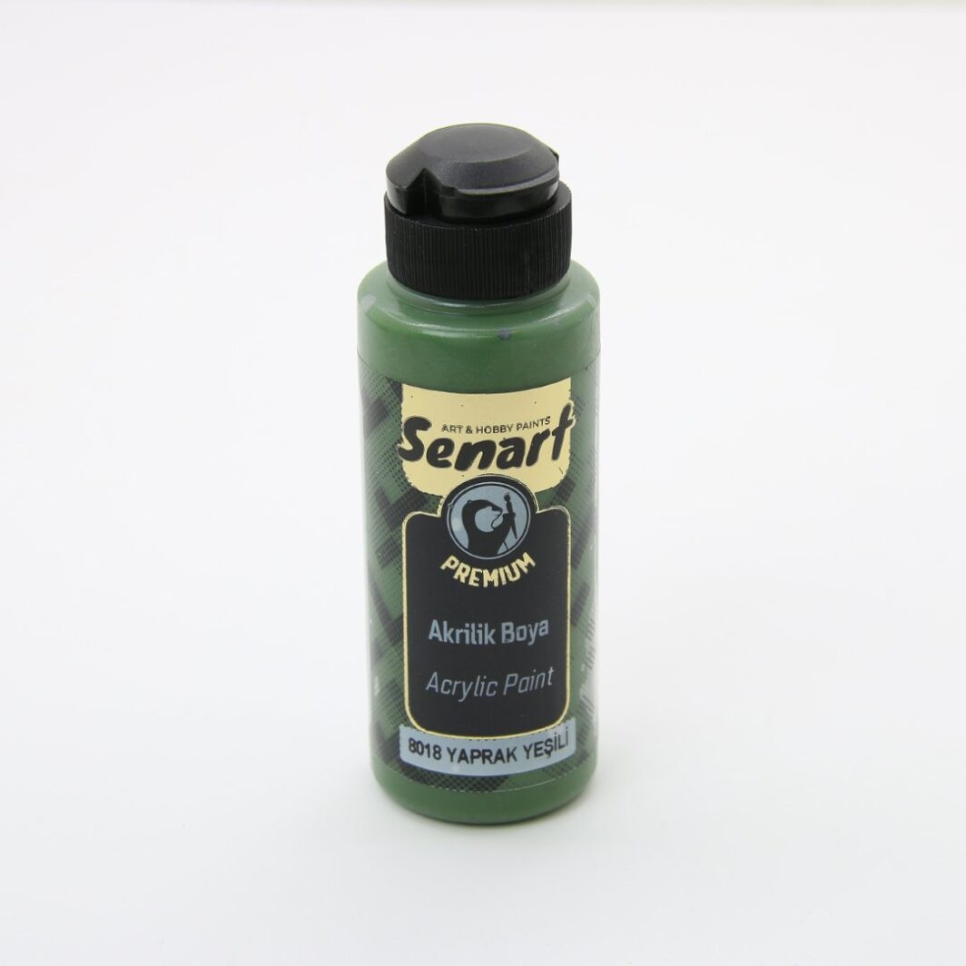 SENART PREMİUM AKRİLİK  8018 YAPRAK YEŞİLİ 120 ML