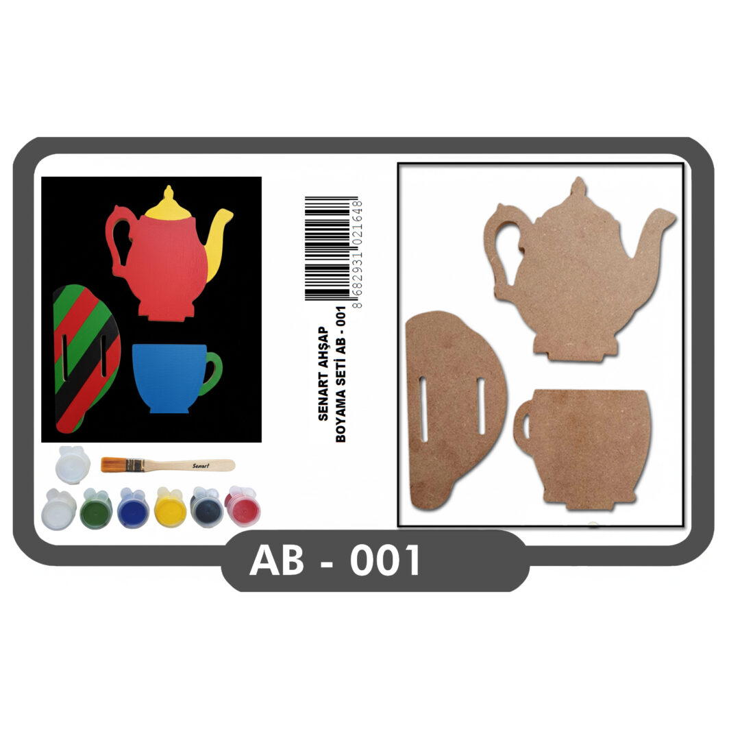 SENART AHŞAP BOYAMA SETİ AB - 001 PEÇETELİK