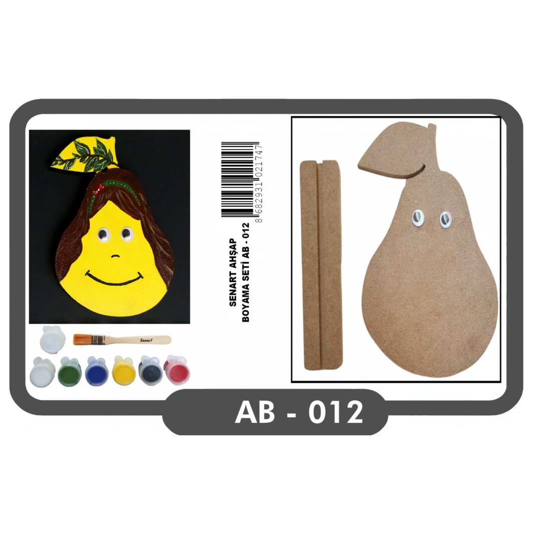 SENART AHŞAP BOYAMA SETİ AB - 012 ARMUT