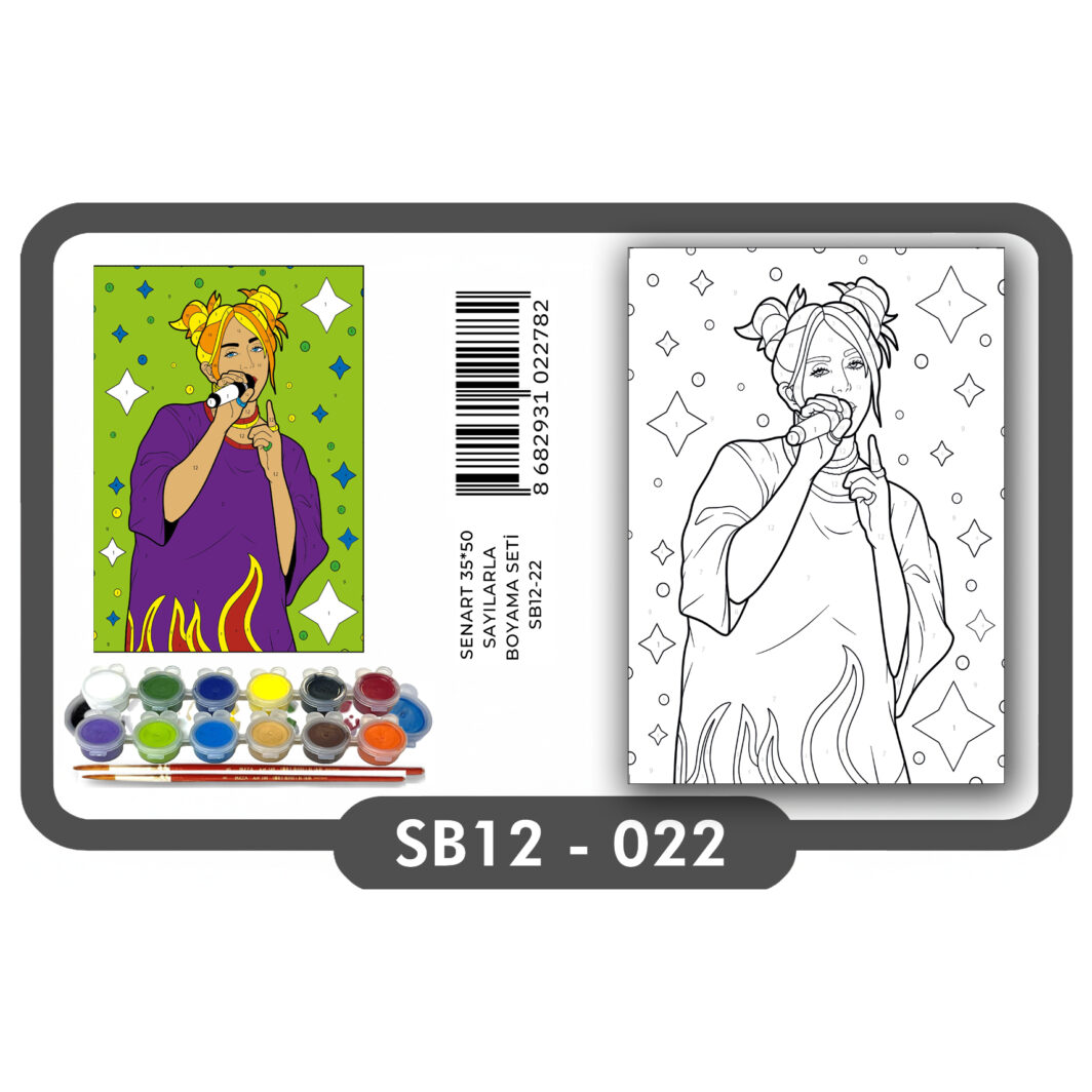 SENART SAYILARLA BOYAMA SETİ 022 BİLLE ELLİS 35*50