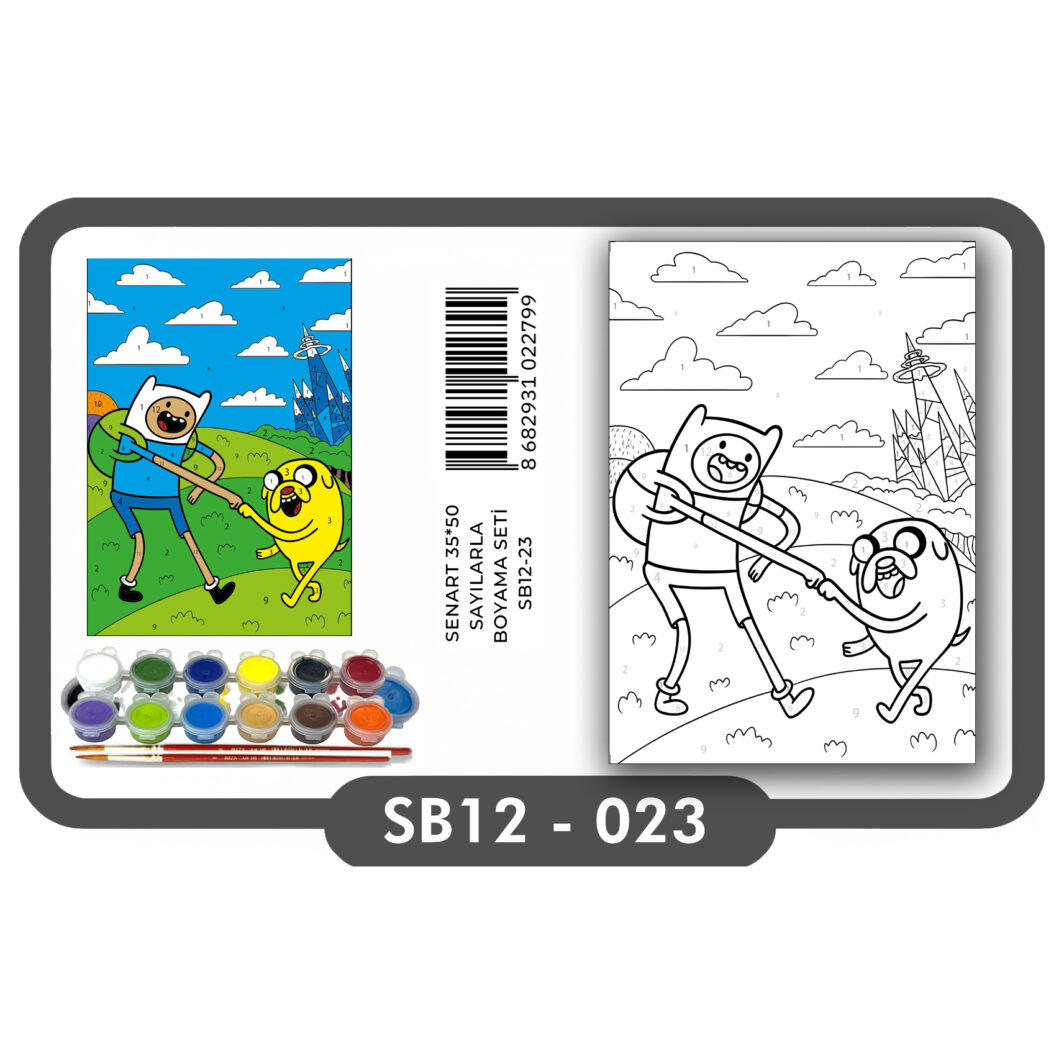 SENART SAYILARLA BOYAMA SETİ 023 FİN JAKE 35*50