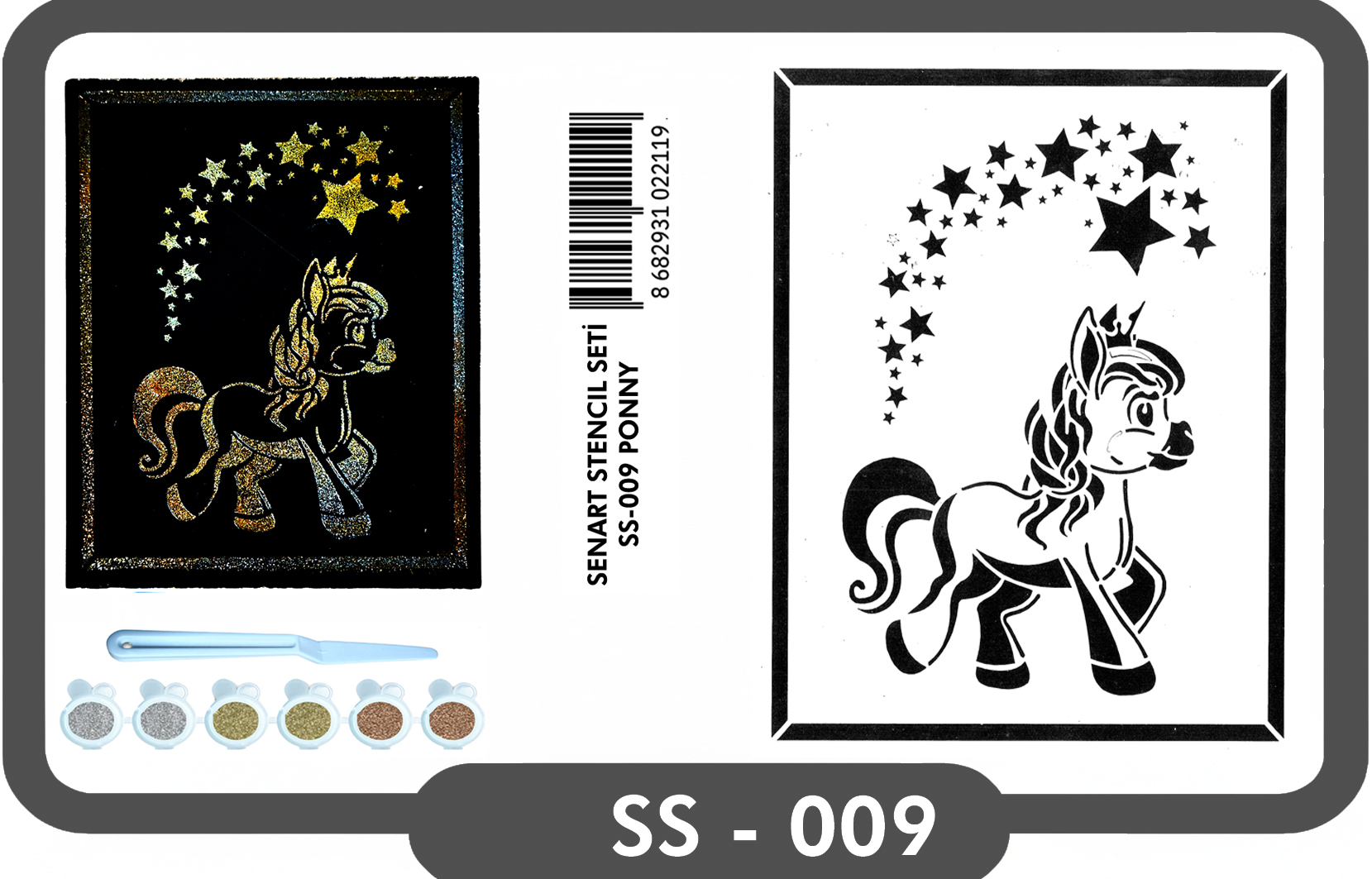 SENART STENCIL SETi SS-009 PONY